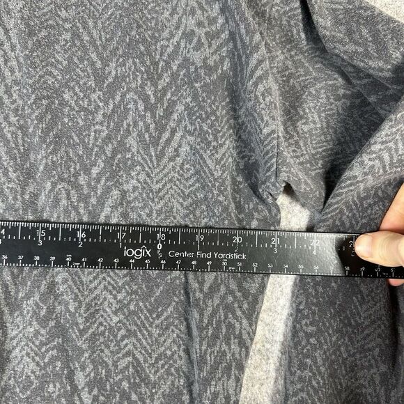 Athleta Sweatshirt Womens Medium Studio To Street Printed Gray Black Printed - Picture 5 of 7